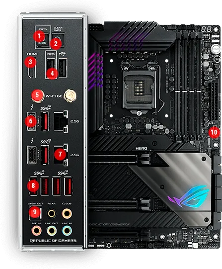 Ремонт Asus ROG Maximus XIII Hero